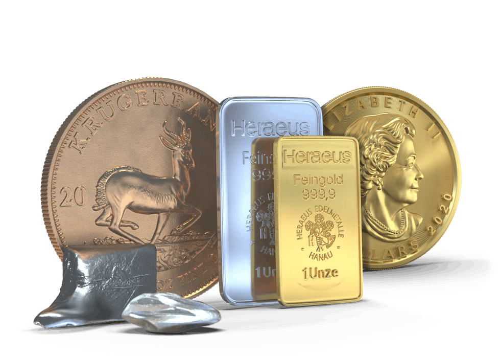 Gold und Silber als Barren und Münzen, sowie Technologiemetalle. All diese Metalle können Sie mit Golden Gates Ihren Kunden anbieten.