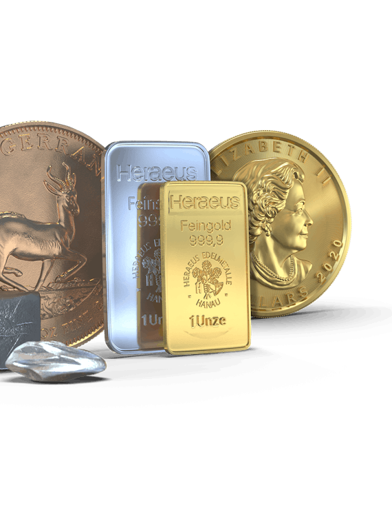 Gold und Silber als Barren und Münzen, sowie Technologiemetalle. All diese Metalle können Sie mit Golden Gates Ihren Kunden anbieten.