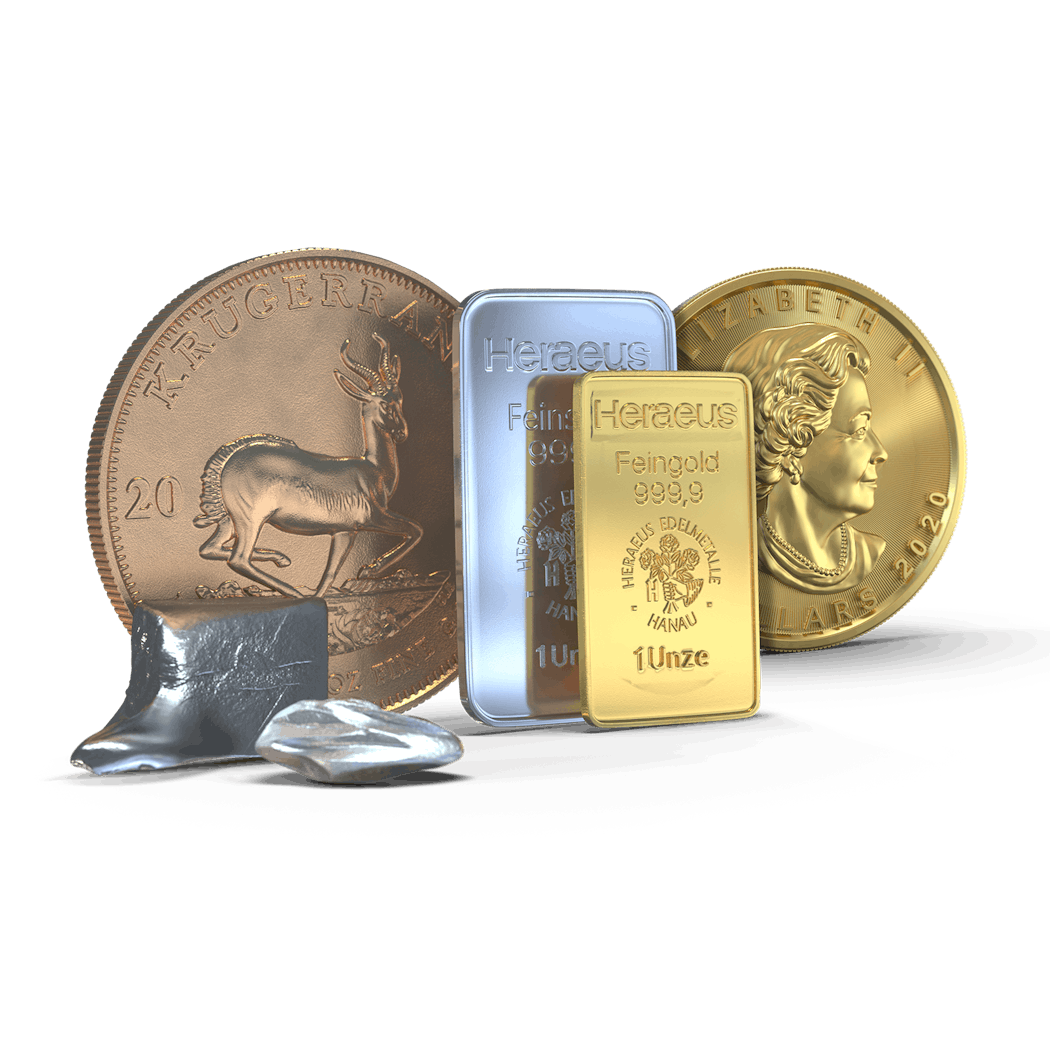 Gold und Silber als Barren und Münzen, sowie Technologiemetalle. All diese Metalle können Sie mit Golden Gates Ihren Kunden anbieten.