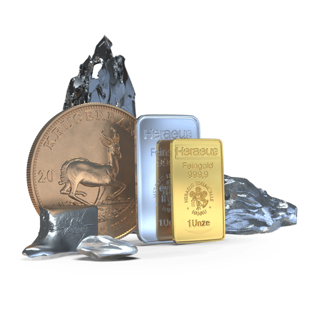 Gold und Silber als Barren und Münzen, sowie Technologiemetalle. All diese Metalle können Sie mit Golden Gates Ihren Kunden anbieten.